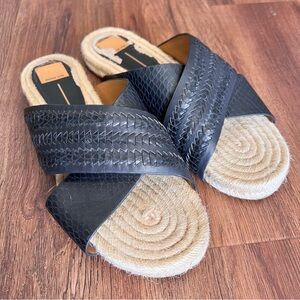 Black Dolce Vita Slides - 11 - EUC